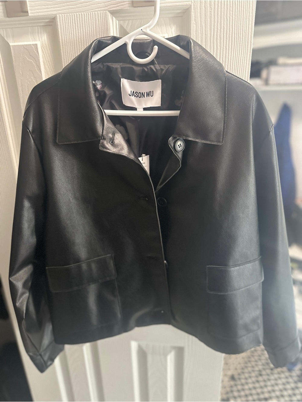 Jason Wu Black Bomber Jacket